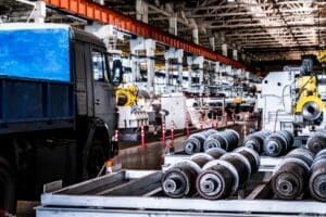 Interior of a modern industrial plant